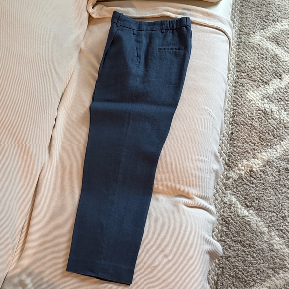 Stunning ✨💫⭐️ Mango PLEATED LINEN PANTS size USA 2 - Picture 15 of 17